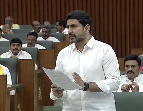 Minister for IT and HRD Nara Lokesh