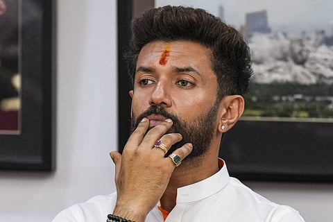Union Minister of Food Processing Industries Chirag Paswan during an interview with PTI, in New Delhi, Thursday, July 18, 2024.