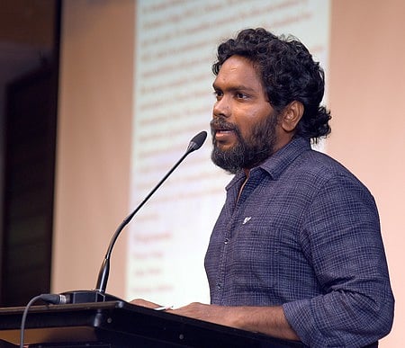 Mohanraj alias SM Raju (left), Malayalam superstar Jayan.