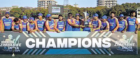 India won the five-match T20I series 4-1 against Zimbabwe on Sunday