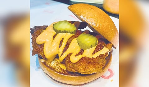 Image of a burger used for representational purposes only