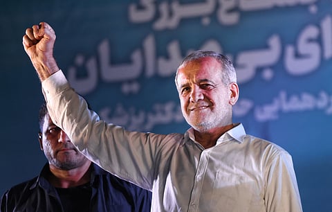 Newly elected Iran President Masoud Pezeshkian.