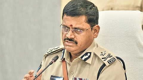 NTR district CP SV Rajashekhar Babu addressing the media I Prasant Madugula