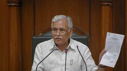 Delhi Assembly Speaker Ramniwas Goel