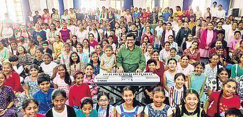 Founded by Ramachary Komanduri, a singer, music director, composer, and conductor, under the blessings of Padma Bhushan Dr SP Balasubrahmanyam, the academy aims to offer comprehensive training in music. 