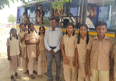 The vans cover a 10-kilometre radius with five trips to the school every working day, thereby ensuring safe travel for the students.