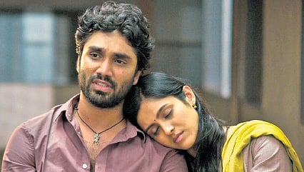 A scene from the film