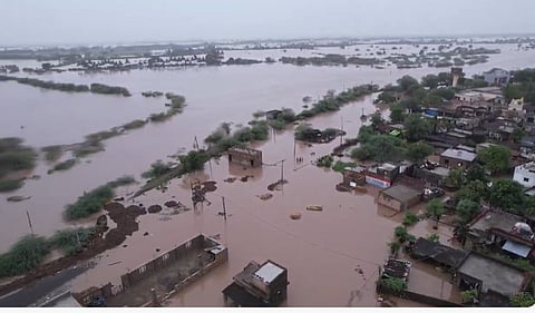 Junagadh district has been inundated (Photo | Special arrangement)