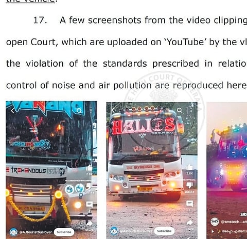 The HC judgment that includes the video grab showing the modified vehicle