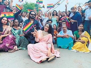 LGBTQIA+ community on Sunday organised a rainbow pride walk from Rourkela railway station to Bisra Square