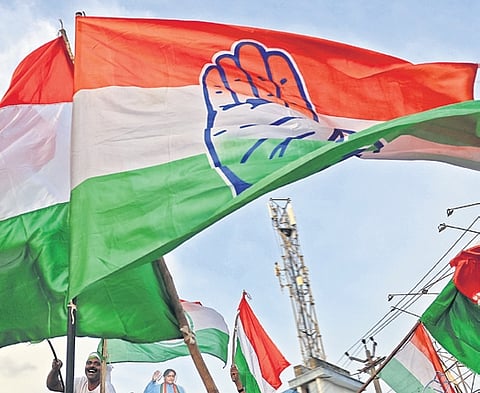 Congress flag image used for representation.