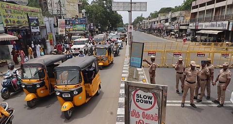 Madurai City traffic police run of traffic changes in Tamukkam junction to Goripalayam junction for the ongoing Goripalayam flyover construction