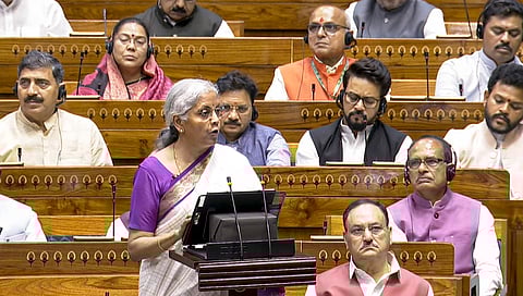 Union Finance Minister Nirmala Sitharaman presents the Union Budget 2024-25 in Lok Sabha, in New Delhi