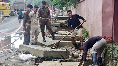 A police officer said that the body was recovered by rescue agencies in Rajgarh area, more than four km downstream from hilly Jyotinagar, where the boy had fallen into the drain.