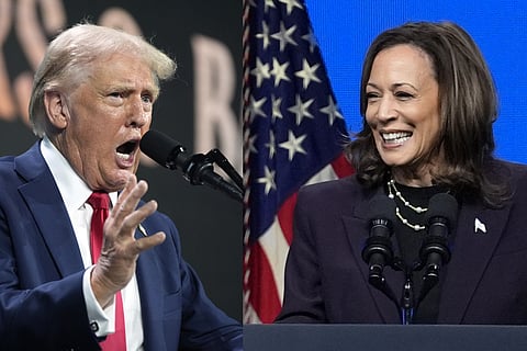 Harris presses more forceful case against Trump than Biden did on abortion, economy and democracy