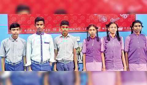 A team of six students from Zilla Parishad High School, Penamaluru, has amazed their parents and the local farming community with their innovative creation.