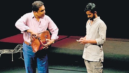 Vyas created the play in 2021, so the reference was likely the pandemic but he believes the play is relatable even today.