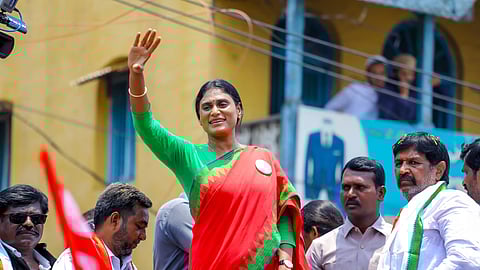 Andhra APCC chief Sharmila blames YSRC regime for plight of farmers