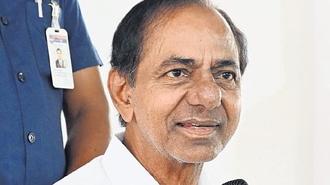 Former chief minister K Chandrasekhar Rao 