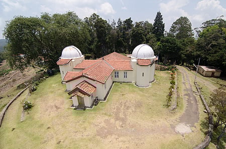 Houses of 6 and 8-inch telescopes at the Kodaikanal Solar Observatory (KSO)