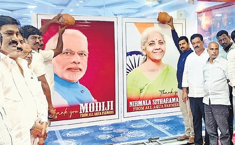 Aqua farmers association praises the Union Budget