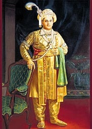 A painting by the court artist Ramanarasiah
