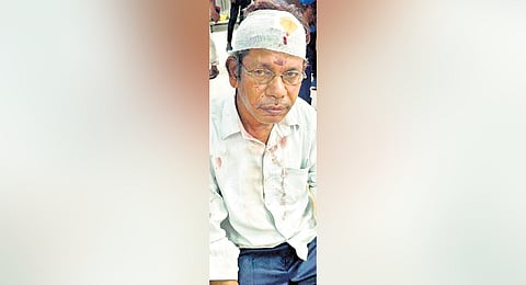  S Sivakumar, a teacher who tried to stop the attack, also suffered 
injury 