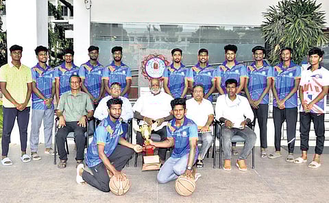 DG Vaishnav College (Autonomous) won the State Level inter-collegiate men’s basketball tournament