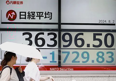 Japanese shares were pummeled after the central bank raised its benchmark interest rate on Wednesday, to 0.25% from 0.1%. 