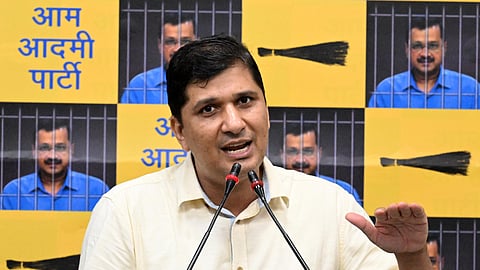 AAP leader and Delhi minister Saurabh Bharadwaj 