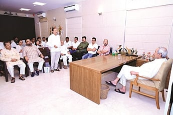 Addressing the leaders, Naveen asked the party leaders to always remain in touch with the people and work for them.
