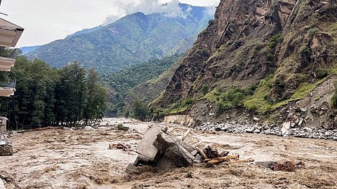 Flashfloods in Himachal Pradesh.