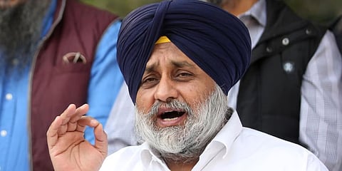 Shiromani Akali Dal president Sukhbir Singh Badal 
