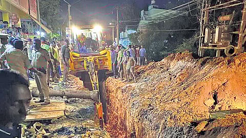 Soil cave-in at UGD site in Thanjavur leaves one dead