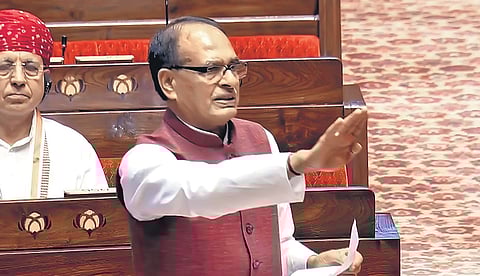 Shivraj says government committed to dialogue with farmers amid Opposition walkout in RS