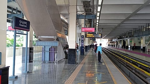 Services on the Yellow Line will initially operate with only three trains, while a fourth train is expected to join the fleet soon