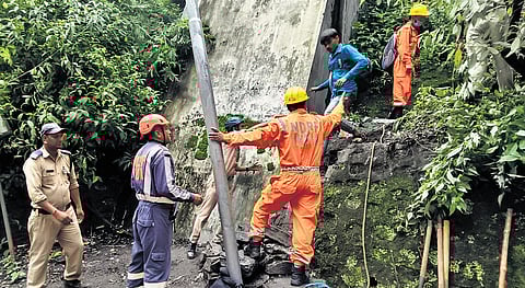 Rescue operations were underway on Friday to trace 45 people missing  since late Wednesday’s heavy rains