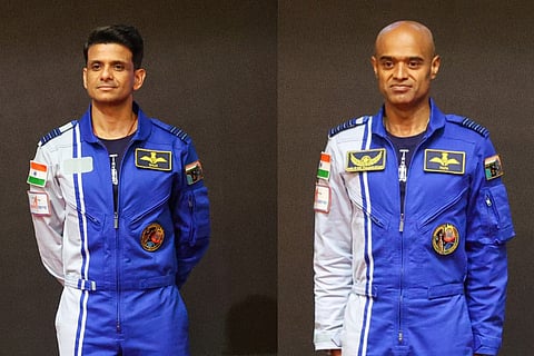 Group Captain Shubhanshu Shukla (prime) and Group Captain Prasanth Balakrishnan Nair