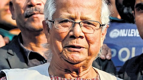 Yunus appeals to ‘brave students’ for peace, order