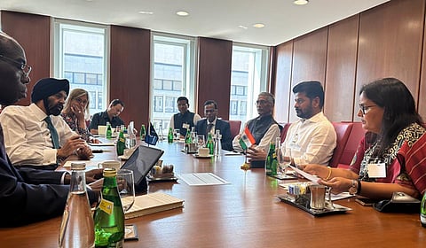 Telangana Chief Minister A. Revanth Reddy and World Bank President Ajay Banga held discussions at WAshington DC