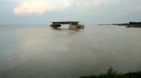 The under-construction which collapsed