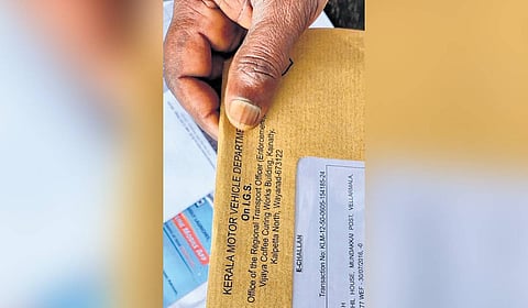 A letter addressed to a resident of Mundakkai in postman Velayudhan’s possession