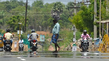 The highest maximum temperature was recorded at 38.8 degrees Celsius in Nirmal, while Musheerabad in Hyderabad registered 36.1 degrees Celsius.