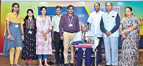 Dr MYS Prasad, former Director of the Satish Dhawan Space Centre, Sriharikota, delivered a special lecture on ‘Satellite Launching’.