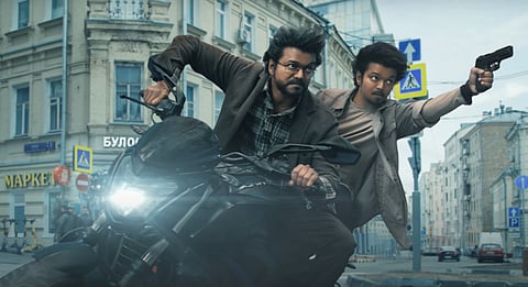 A still from 'GOAT' (The Greatest of All Time)