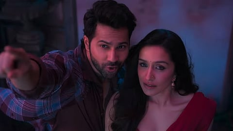 Varun Dhawan and Shraddha Kapoor in a still from the music video