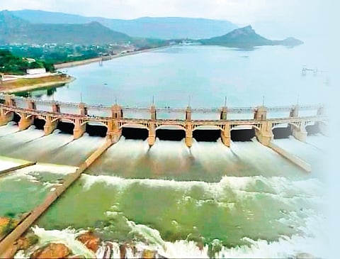 As per water flow breakup at Biligundlu, Karnataka has released 98.8 tmcft water in June and July and another 55 TMC water flows between August 1 and August 11.
