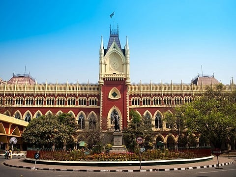 Police personnel deployed outside IIM Calcutt