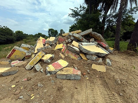 The Kaliamman temple was demolished by members of the caste Hindu community.