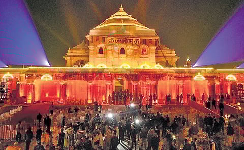 Rs 50L lights stolen from Ram temple in Ayodhya